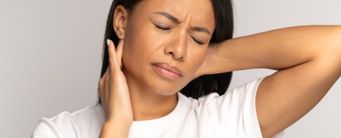women with hurting neck Why Does My Neck Hurt More After a Massage